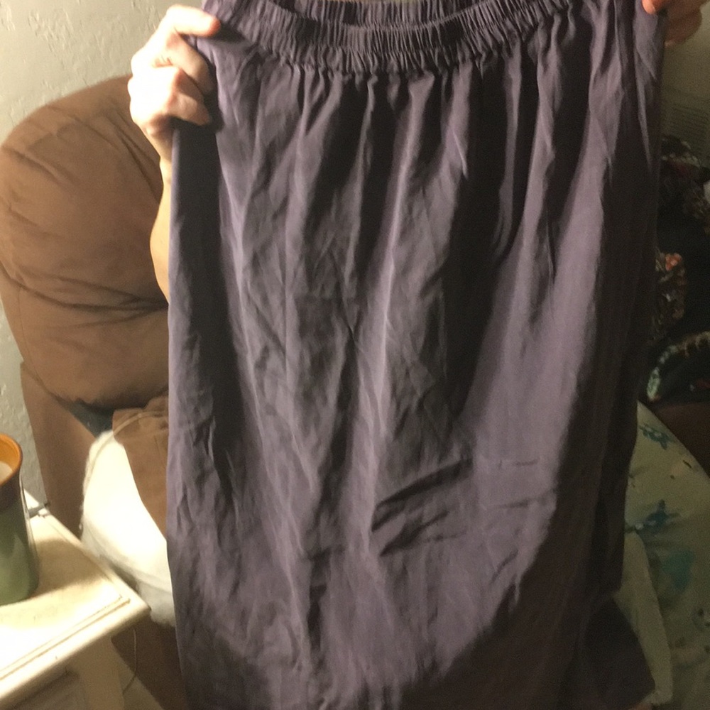 Eileen Fisher Dusty Plum colored Aline skirt